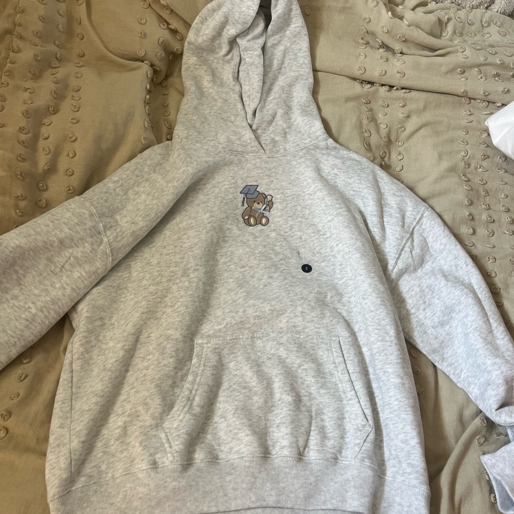 Hollister Light Gray Hoodie
